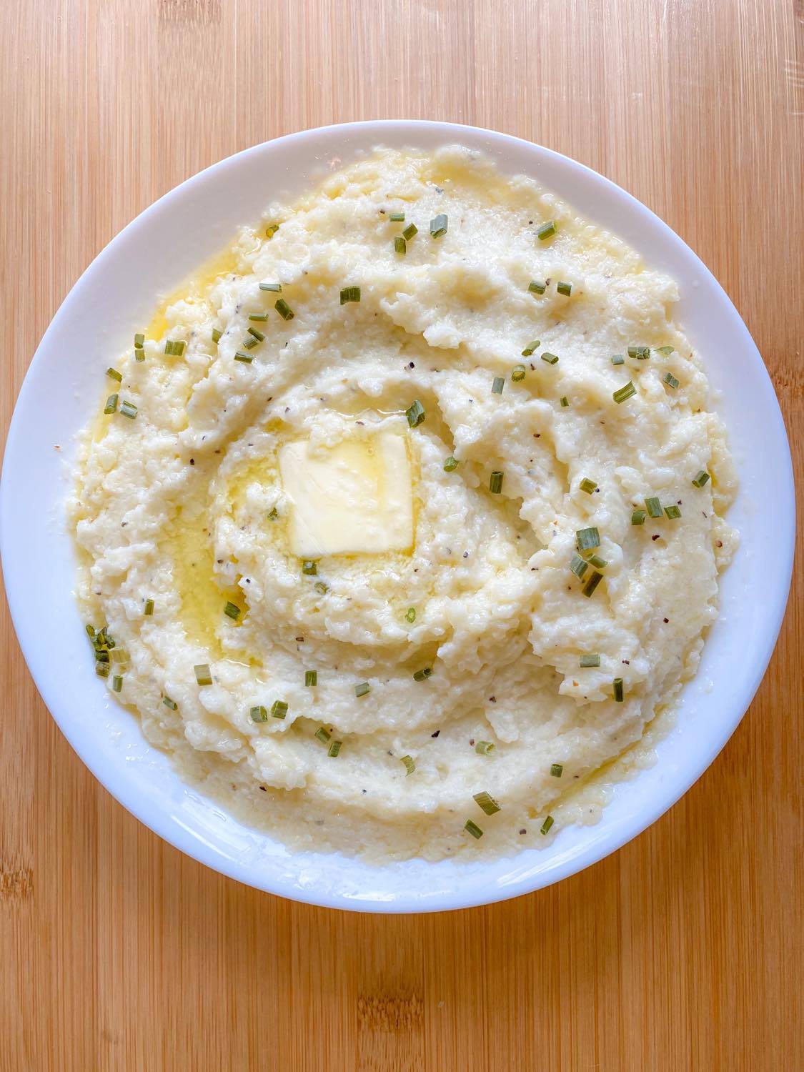 Healthy Mashed Cauliflower |Instant Pot + Stovetop|